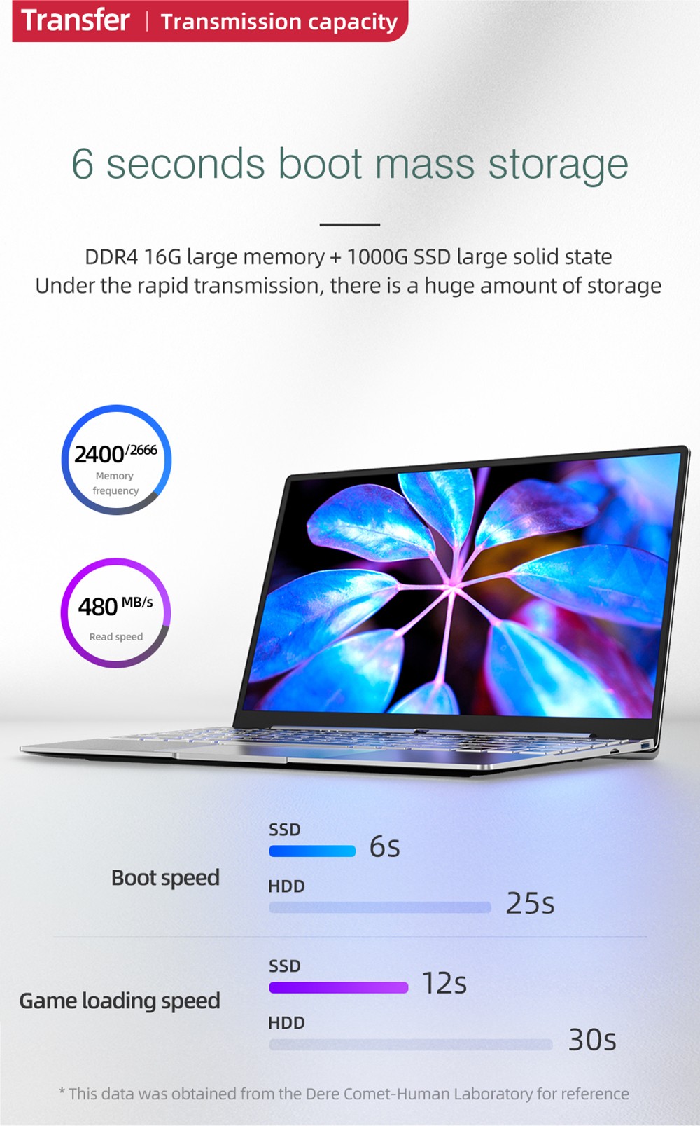 Daysky V14S 14.1 inch Laptop Intel Celeron N5095 12GB LPDDR4 256G SSD 1080P FHD with Backlight Windows 10 - Silver