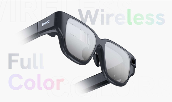 INMO Air AR Smart Glasses with GPS System AR Navigation, Smart Control, AI Assistant - Black