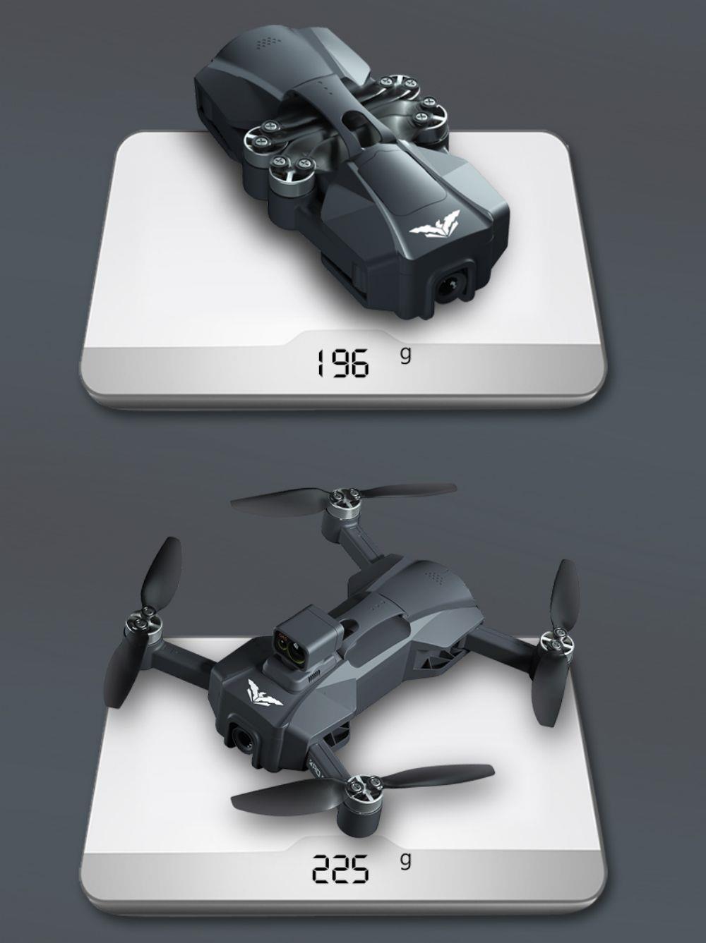 JJRC X23 RC Drone 360 Obstacle Avoidance 5G GPS Positioning 4K Dual Camera - Version A Back Plug-in Design Two Batteries