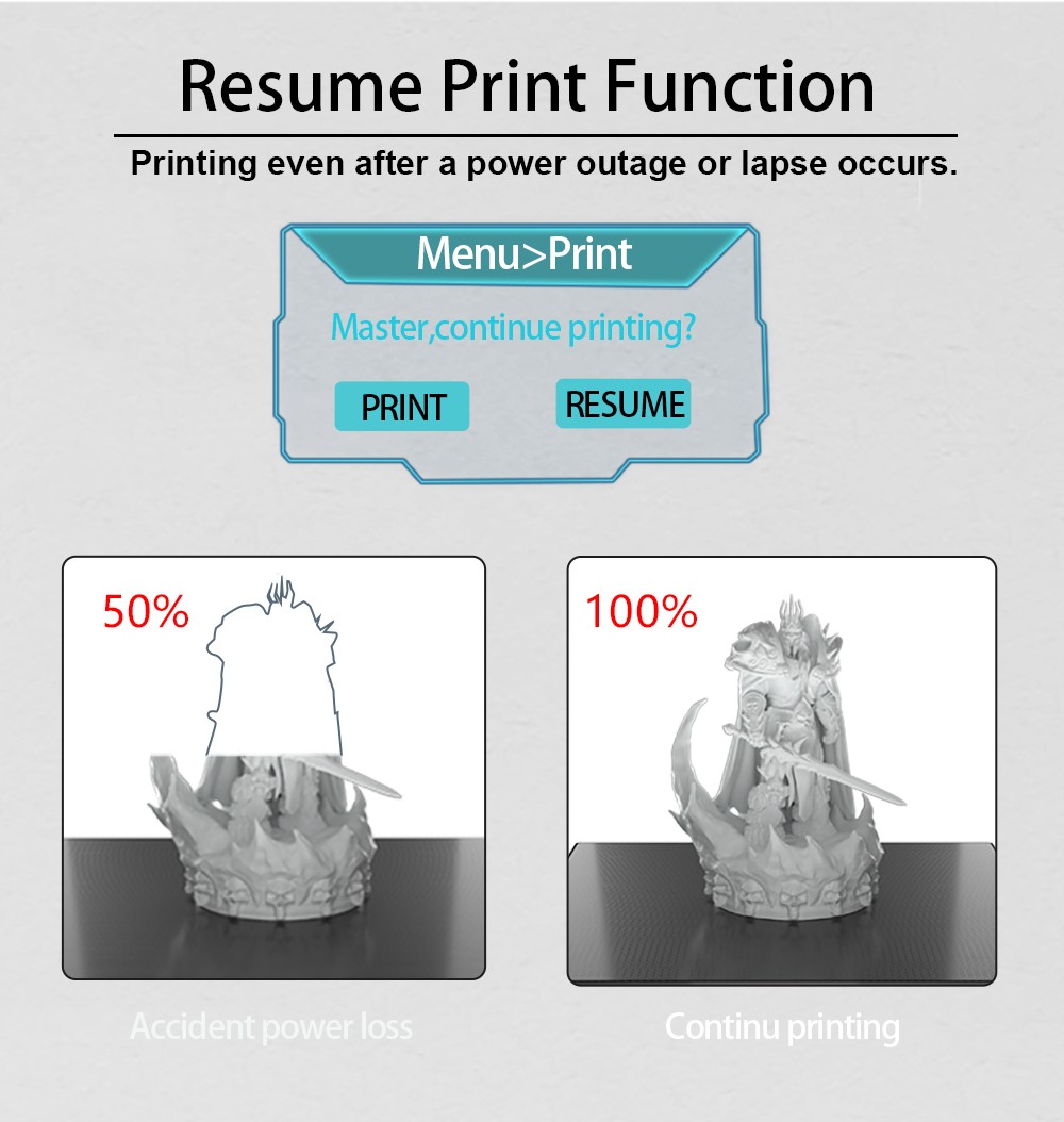 Kingroon KP5L 3D Printer, Titan Extruder, Dual-axis Linear Guide Rails, TMC2225 32-bit Silent Mainboard, Easy Assembly, Filament Detection Sensor, 300x300x330mm