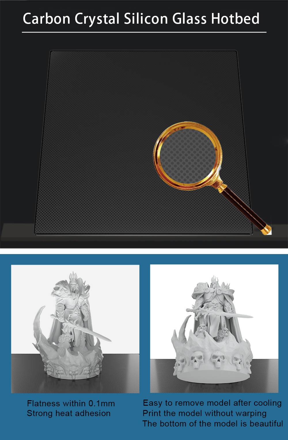 Kingroon KP5L 3D Printer, Titan Extruder, Dual-axis Linear Guide Rails, TMC2225 32-bit Silent Mainboard, Easy Assembly, Filament Detection Sensor, 300x300x330mm