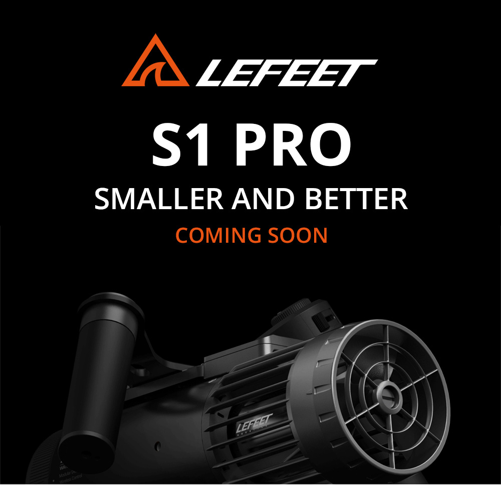 LEFEET S1 PRO Ultimate Modular Water Scooter, Wireless Control, 40 Meters Depth Rating, 6 Modes