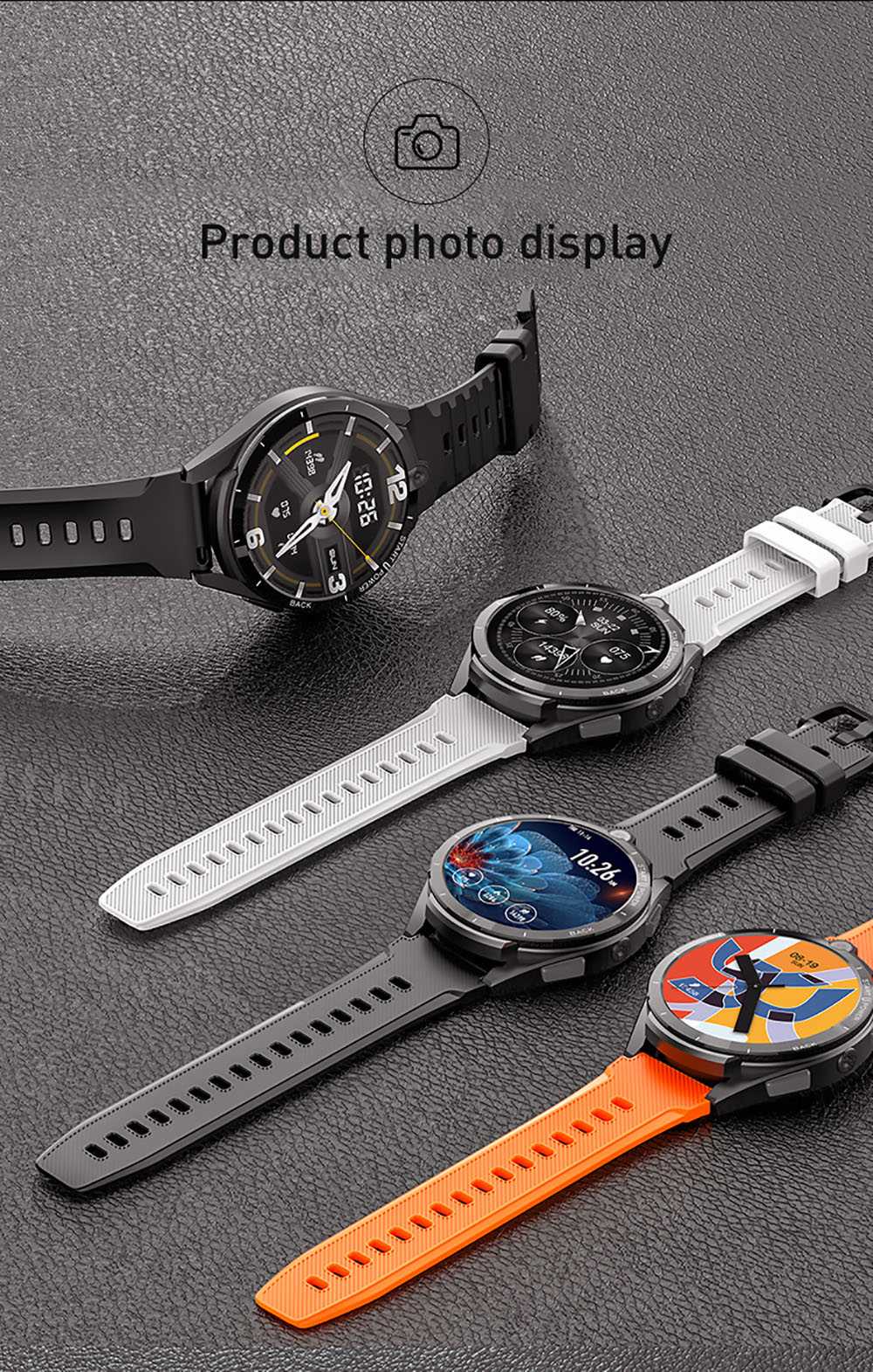 LEMFO LEM16 Smartwatch for Men 4G LTE Watch GPS 6+128GB Memery 1.6'' Screen Android 11 with 900mAh Power Back