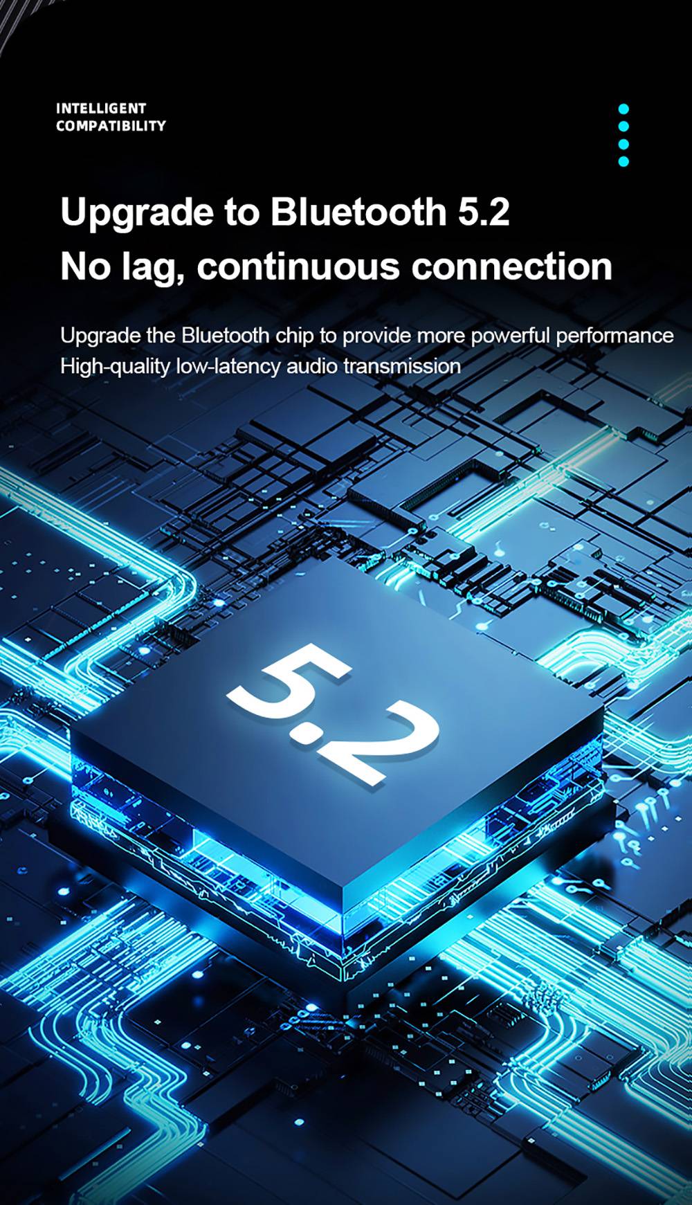 Lenovo Thinkplus T40 TWS Earphone BT5.2 Stereo Noise Cancelling Low Latency with Microphone Gaming Sports Earbuds Black