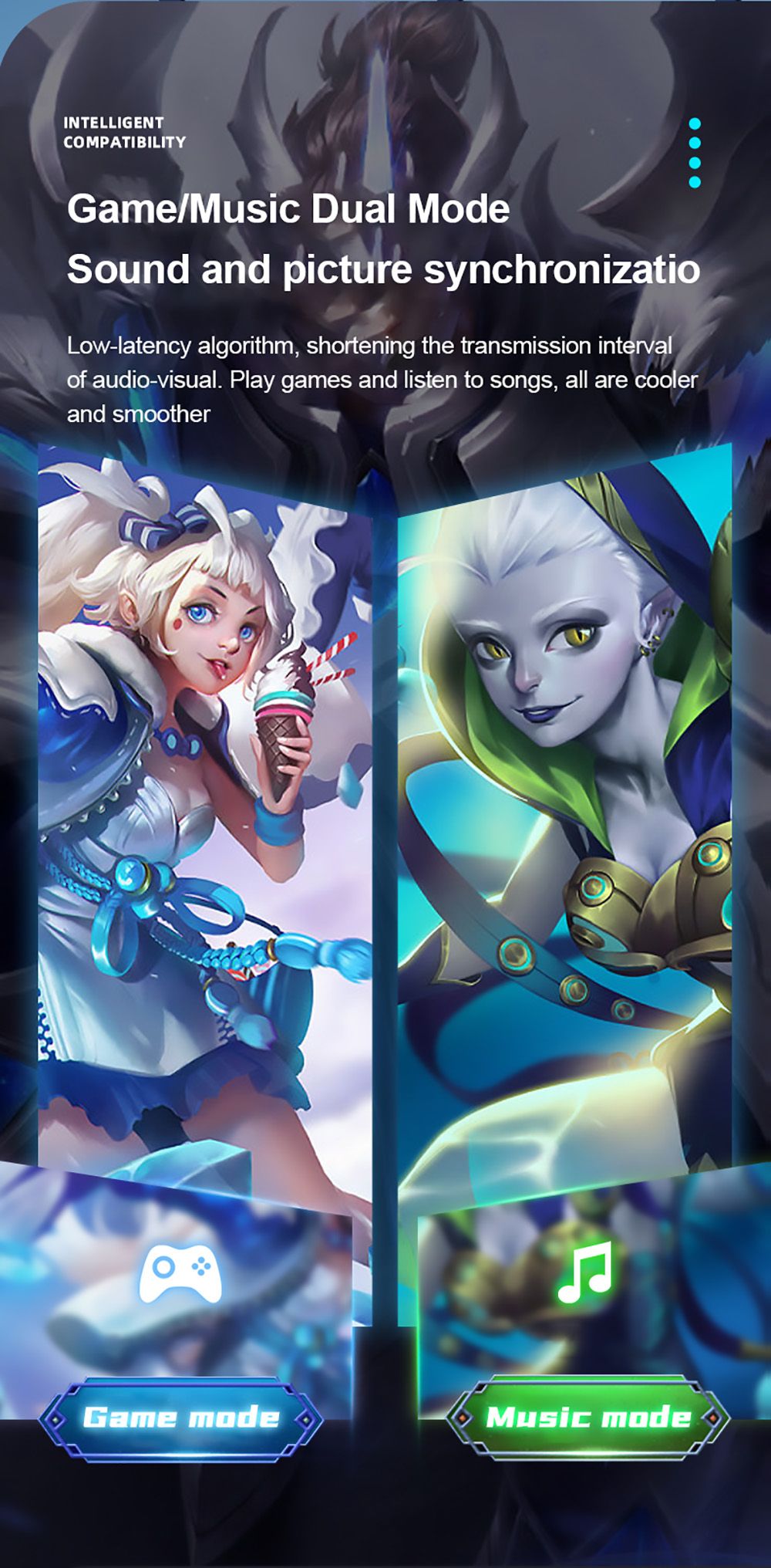 Lenovo Thinkplus T40 TWS Earphone BT5.2 Stereo Noise Cancelling Low Latency with Microphone Gaming Sports Earbuds Black