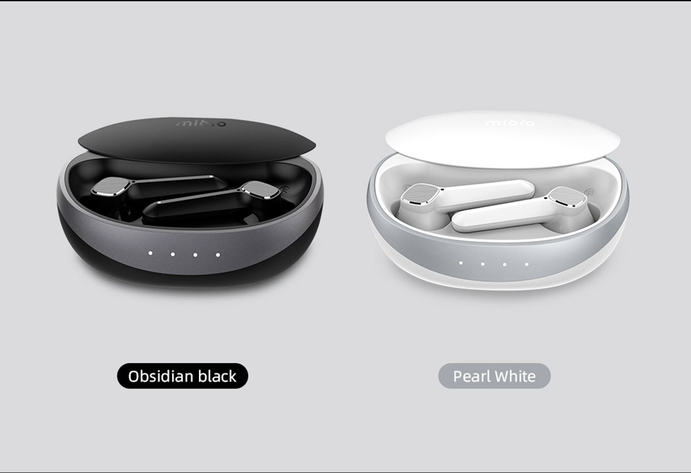 Mibro S1 TWS Headphones Stereo BT5.3 600mAh Long Battery Life ENC Call Noise Cancellation Touch Control - White
