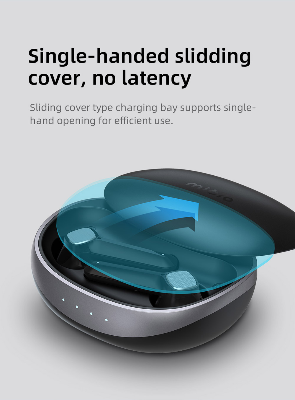 Mibro S1 TWS Headphones Stereo BT5.3 600mAh Long Battery Life ENC Call Noise Cancellation Touch Control - White