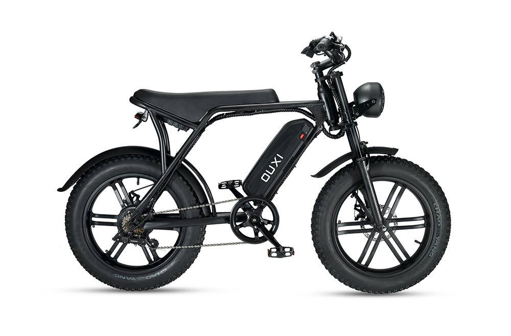 OUXI V8 Electric Bike 15Ah Battery 750W Motor 20 Inch 50Km/h Max Speed Retro Ebike Max Load 150kg