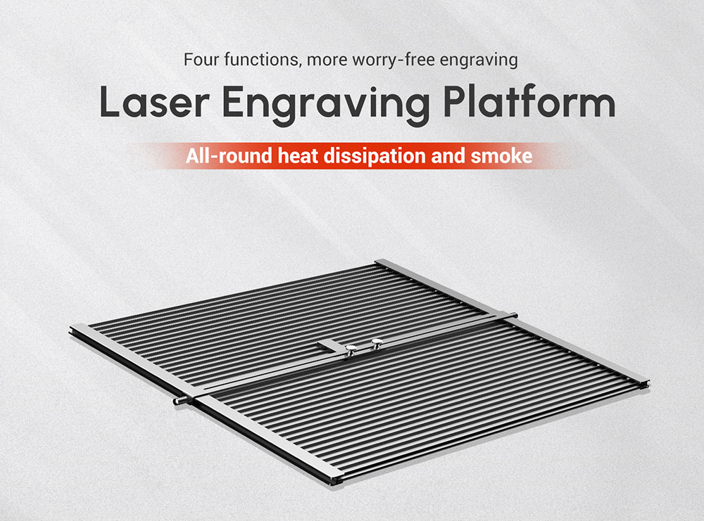 Ortur LEP1.0 Laser Engraving Platform, 448x400mm Working Area, Fast Heat Dissipation
