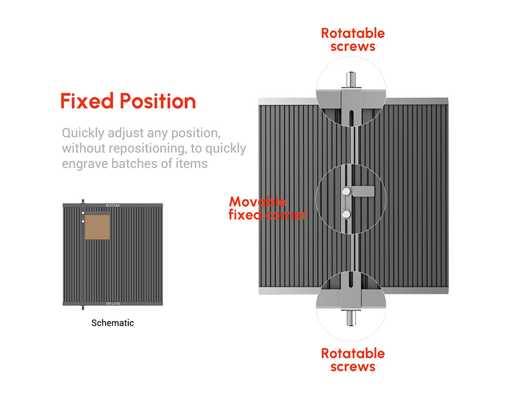 Ortur LEP1.0 Laser Engraving Platform, 448x400mm Working Area, Fast Heat Dissipation