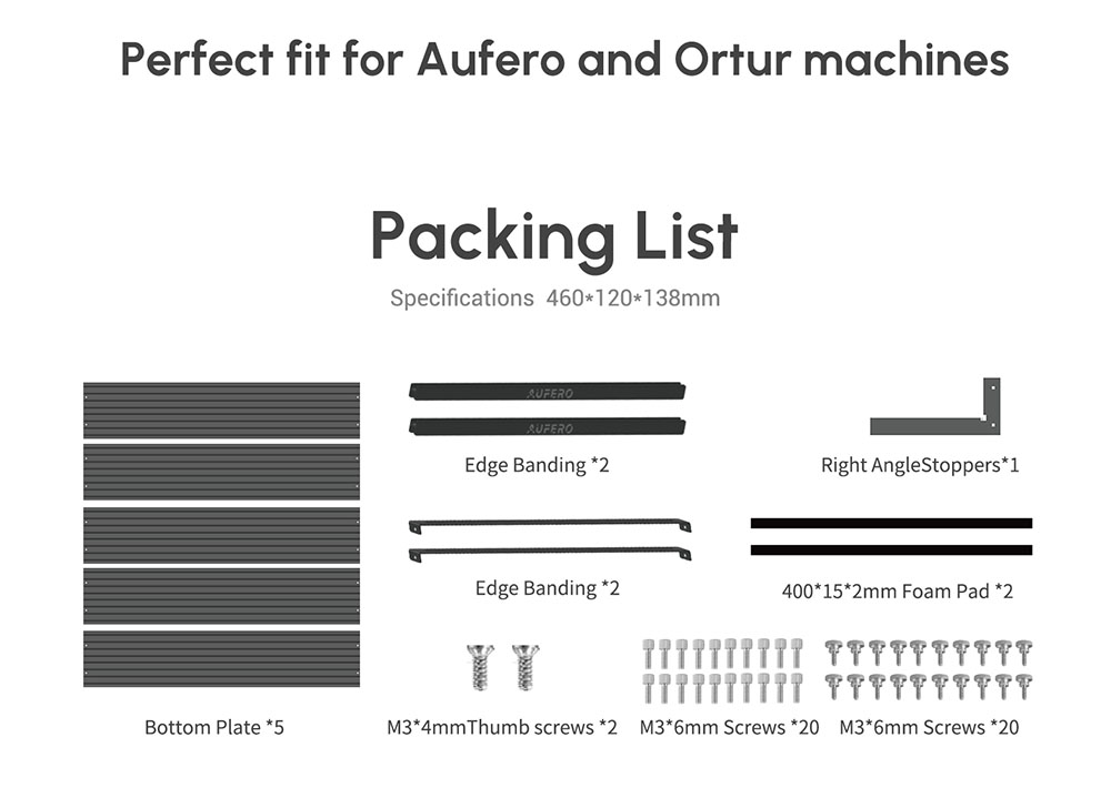 Ortur LEP1.0 Laser Engraving Platform, 448x400mm Working Area, Fast Heat Dissipation