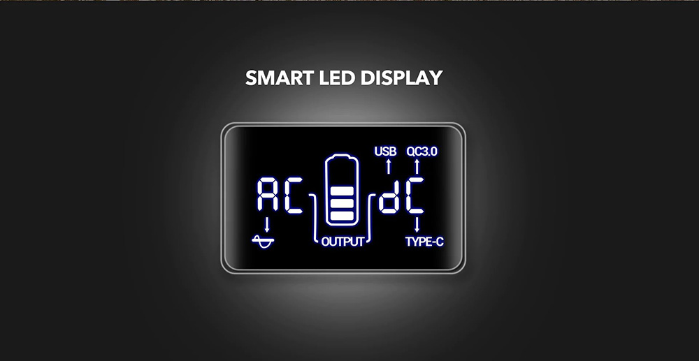 ROCKPALS 500W Portable Power Station, 520WH Solar Generator, Pure Sine Wave, QC3.0 Fast Charging, LED Display