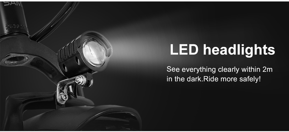 SAMEBIKE XWC05 Electric Mountain Bike 20*4.0 Inch Fat Tire 750W Brushless Geared Motor 35Km/h Max Speed 48V 13Ah Battery 80KM Range Shimano 7-Speed Double Disc Brake - Silver 25 SAMEBIKE XWC05 Electric Mountain Bike 20'' Tire 750W Brushless Geared Motor 13Ah Battery 35km/h Max Speed - Silver