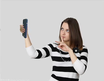 Solid Color Finger Strap Phone Protective Shell for iPhone 13 Pro MAX - Blue