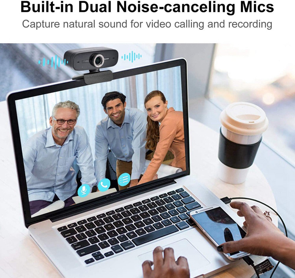 Spedal MF922 Webcam for Streaming HD 1080P PC Camera with Microphones Compatible with Xbox One MacBook Windows and OBS