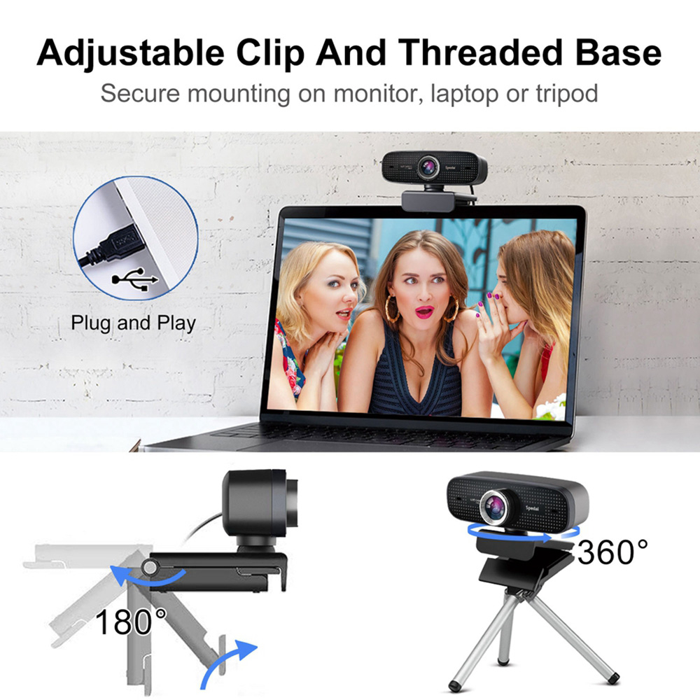 Spedal MF922 Webcam for Streaming HD 1080P PC Camera with Microphones Compatible with Xbox One MacBook Windows and OBS