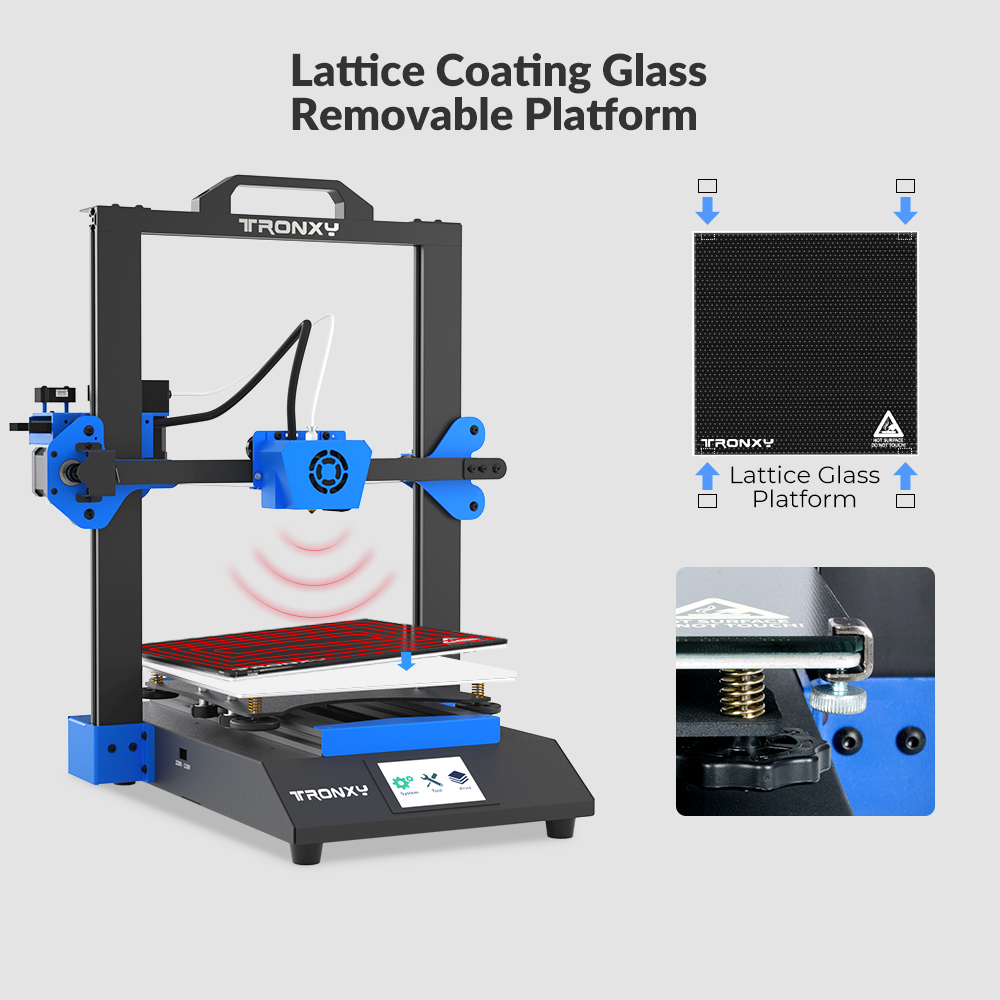 TRONXY XY-3 SE Single Dual Extruder Laser Engraving 3D Printer Ultra Silent Fast Assembly Double Z Motor Glass Plate 255