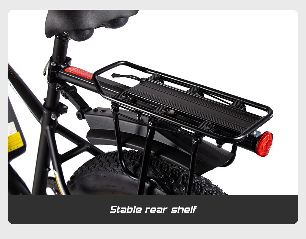 CYSUM M980 Fat Tire Electric Bike 48V 1000W Brushless Motor 17Ah Removable Battery For 50-70 Range - Black-Yellow 25 CYSUM M980 Fat Tire Electric Bike 48V 1000W Brushless Motor 17Ah Removable Battery for 50-70 Range - Black-Yellow