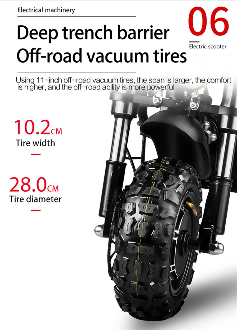 GUNAI GN54 Electric Scooter 11 Inch 2800W*2 Dual Motor 60V 33Ah Battery 75-85km/h Max Speed 60-80Km Mileage 150Kg Max Load