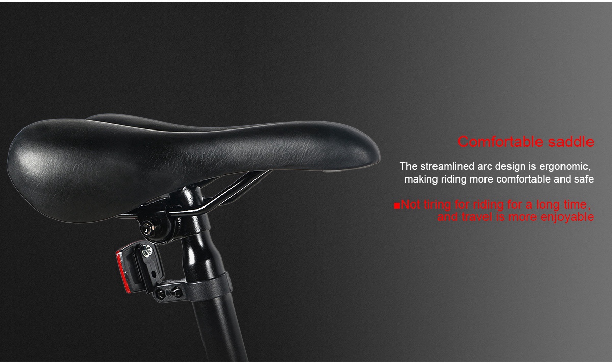 Samebike LO26-II Portable Folding Smart Electric Moped Bike 500W Motor Max 35km/h 26 Inch Tire - White