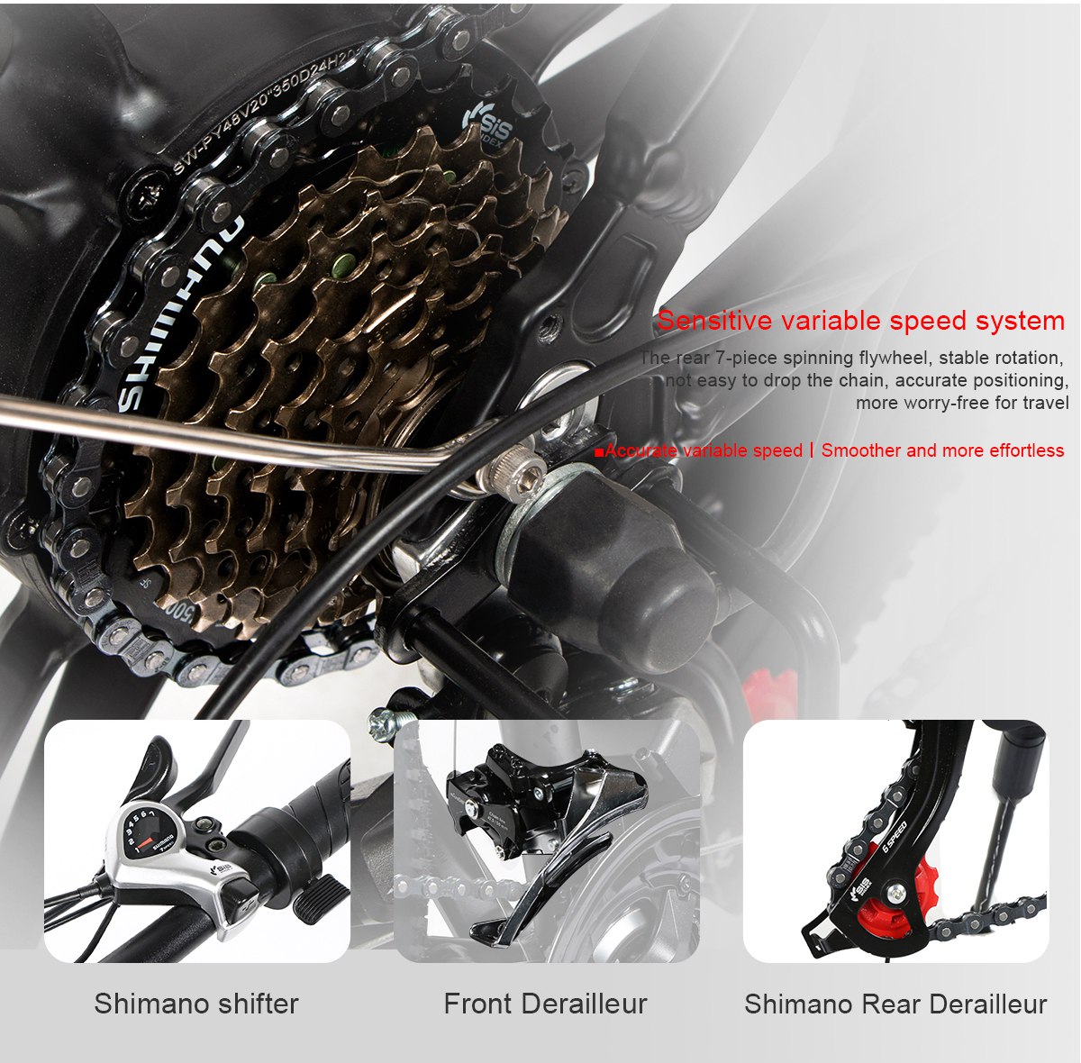 Samebike LO26-II Portable Folding Smart Electric Moped Bike 500W Motor Max 35km/h 26 Inch Tire - Black 35 Samebike LO26-II Portable Folding Smart Electric Moped Bike 500W Motor Max 35km/h 26 Inch Tire - Black