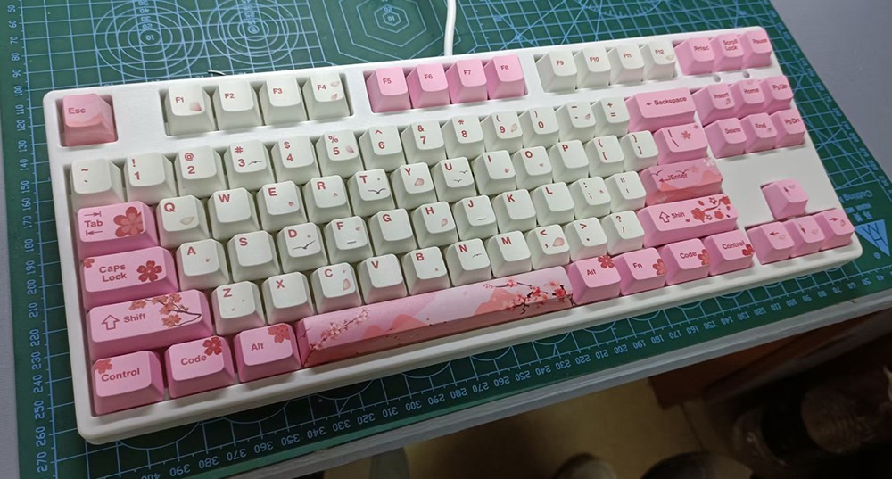 ACGAM MMD87 BT5.0 2.4G Type-C Connection 87 Keys Hot-Swappable Mechanical Keyboard DIY Kits - Black