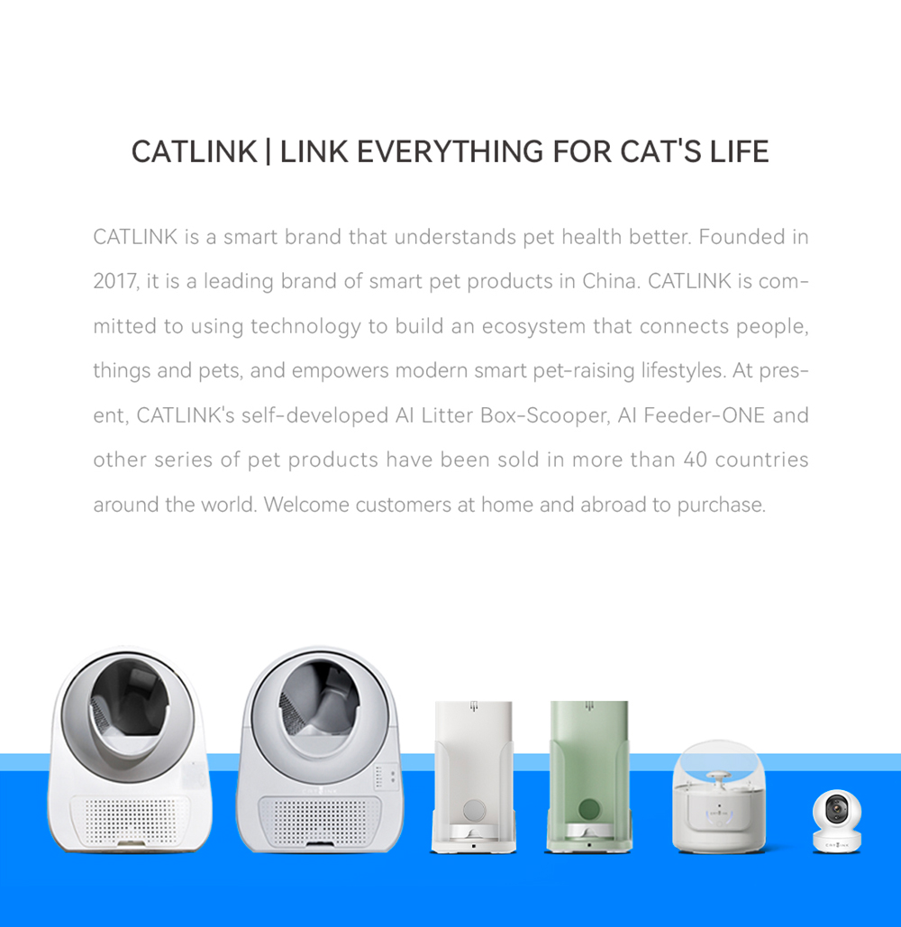 CATLINK CL-03 Automatic Cat Litter Pot, DC 12V 5W Auto-Sensing Mode One-Click Empty, 13L Capacity - Grey
