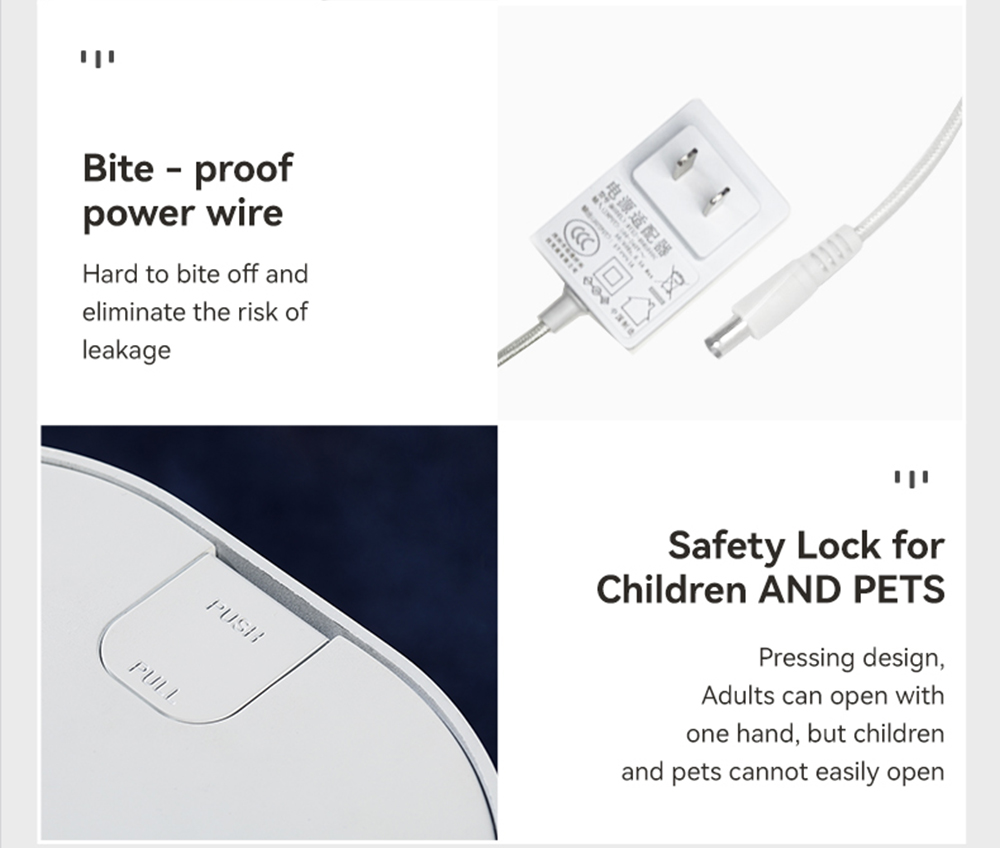 CATLINK CL-F-01 Cat Food Feeder, 3.5L Pet Smart Food Dispenser, Data Tracking, Dual Power Support, App Remote Control