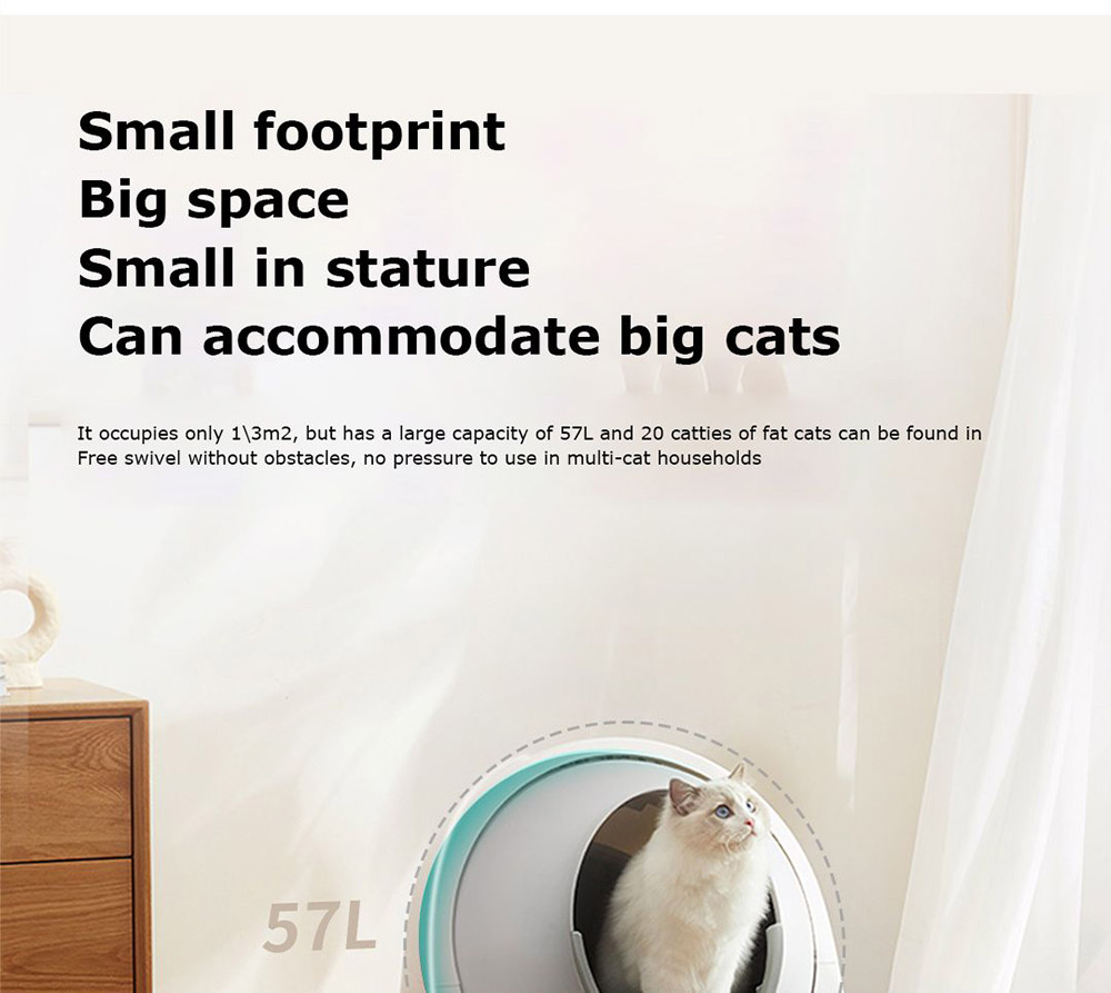CATLINK SCOOPER Pro CL-05 Self Cleaning Cats Litter Box, Fully Automatic Cat Toilet, Voice Broadcast, APP Remote Control