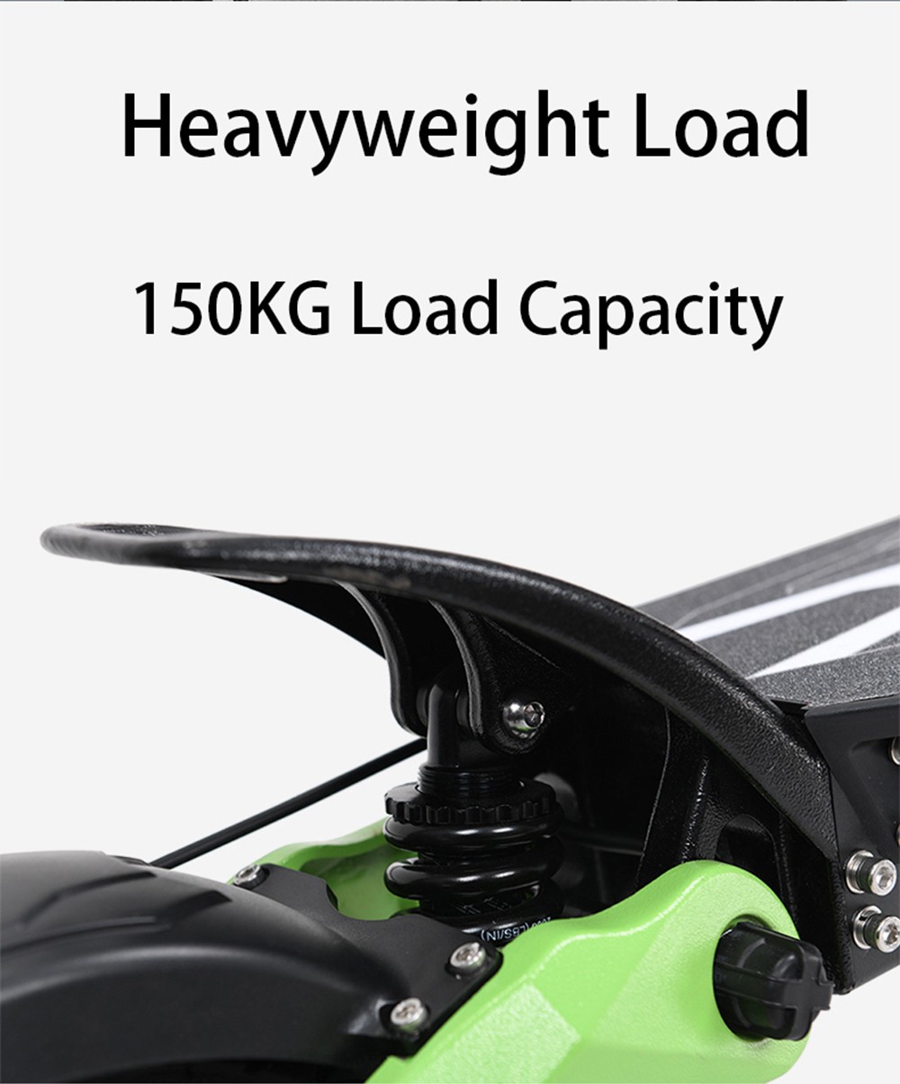 CYBERBOT MINI Electric Scooter Front 500W + Rear 500W Dual Motors 48V 18Ah Battery for 30-40KM Range 53KM Max Speed