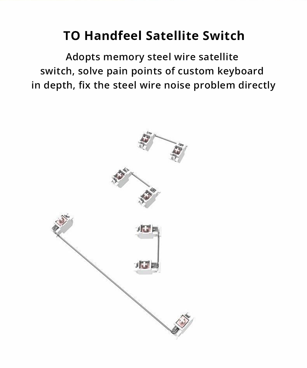 CoolKiller CK75 75% 80Keys Gasket Mount Hot Swap Tripe Mode Wireless Mechanical Keyboard RGB Backlight - Black Knight