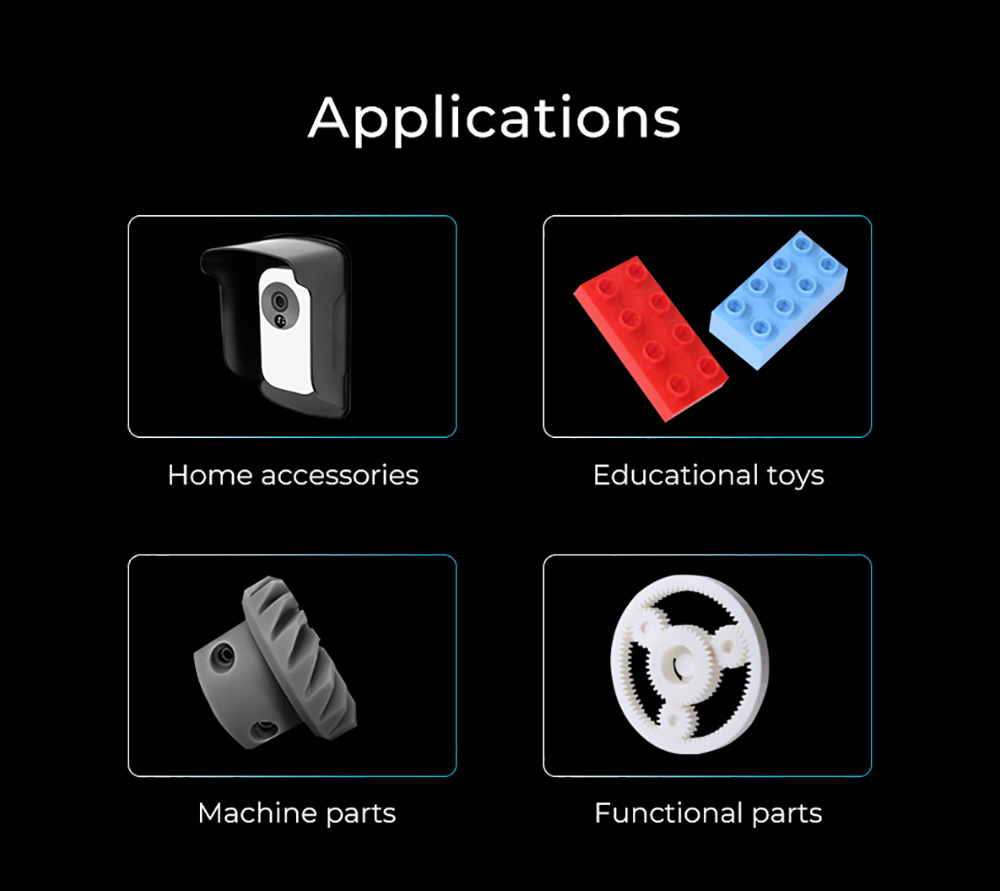 Creality Ender-PLA+ 1.75mm 3D Printing Filament, 40-100mm/s Printing Speed, 1kg - White