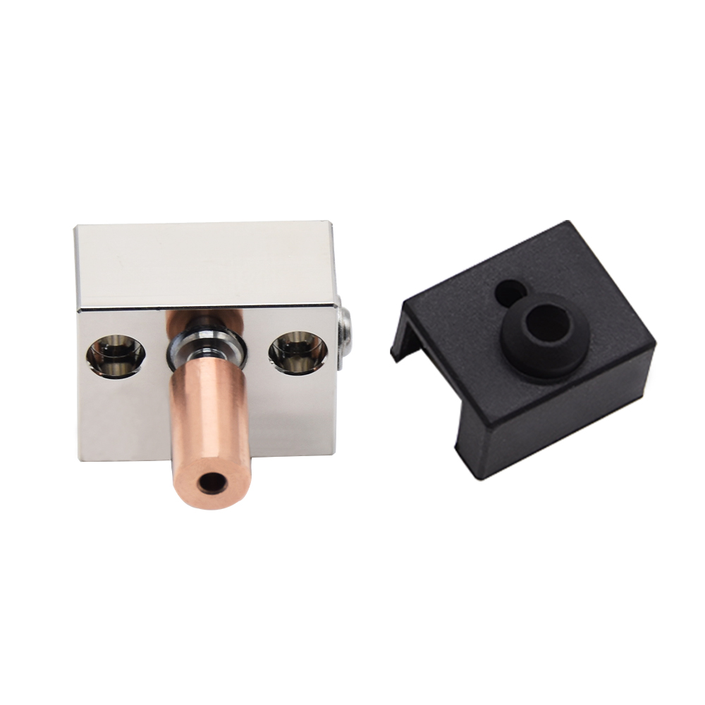 Creativity Ender-3 S1 Aluminum Heating Block Copper Plated Nozzle Kit, 300 Celsius Heater Sensor Thermistor