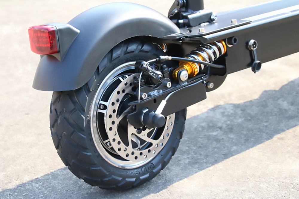 FLJ T11 1200W*2 Dual Motors Electric Scooter 10'' Tire 52V LG 30Ah Battery for 90-120km Range with Seat