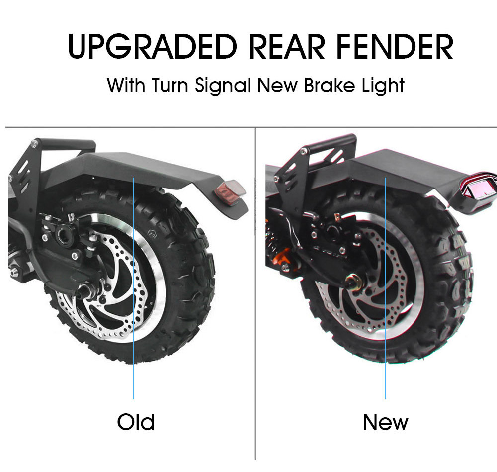 FLJ T113 11inch 2*1600W Dual Motors Electric Scooter with 60V 35Ah Battery Big Power - Without Seat