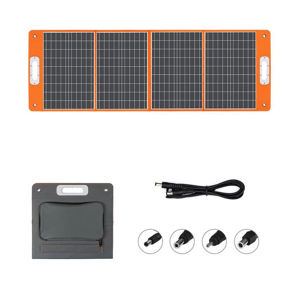 Flashfish A301 292WH 320W Portable Power Station + TSP 18V 100W Foldable Solar Panel Backup Power Kit