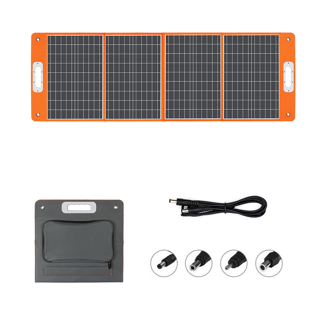 Flashfish A501 540Wh 500W Centrale électrique portable + TSP 18V 100W Panneau solaire pliable Kit d'énergie de secours