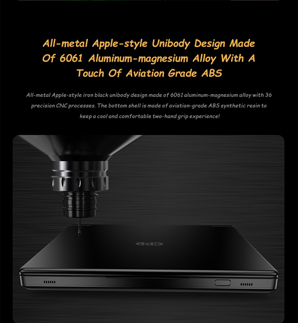 GPD WIN Max 2 Smallest Handheld Gaming Laptop 10.1 Inch Touch Screen  CPU AMD 6800U Mini PC RAM 32GB SSD 1TB - US Plug