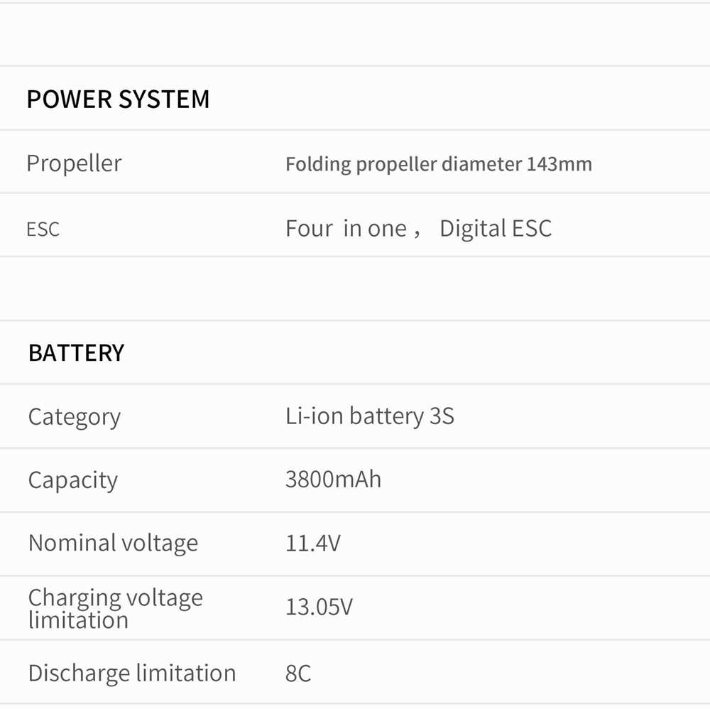 Hubsan ACE GPS 10KM FPV with 1/1.3' CMOS 4K Camera 3-axis Gimbal 35mins Flight Time - Without Storage Bag One Battery