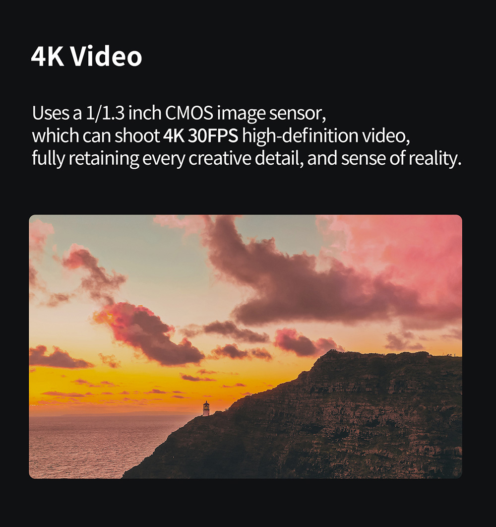 Hubsan ACE GPS 10KM FPV with 1/1.3' CMOS 4K Camera 3-axis Gimbal 35mins Flight Time - Without Storage Bag One Battery