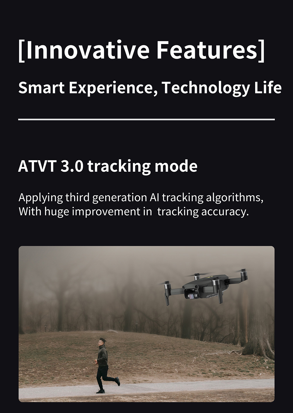 Hubsan ACE GPS 10KM FPV with 1/1.3' CMOS 4K Camera 3-axis Gimbal 35mins Flight Time - With Storage Bag Two Battery