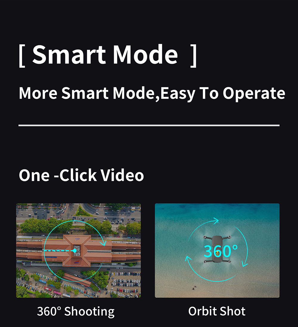 Hubsan ACE GPS 10KM FPV with 1/1.3' CMOS 4K Camera 3-axis Gimbal 35mins Flight Time - With Storage Bag Two Battery