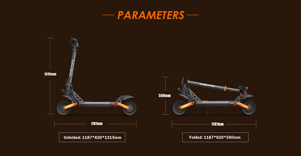 KuKirin G2 Pro Electric Scooter 600W Motor 48V 15Ah Battery 3 Speeds 120kg Load Front and Rear Disc Brakes