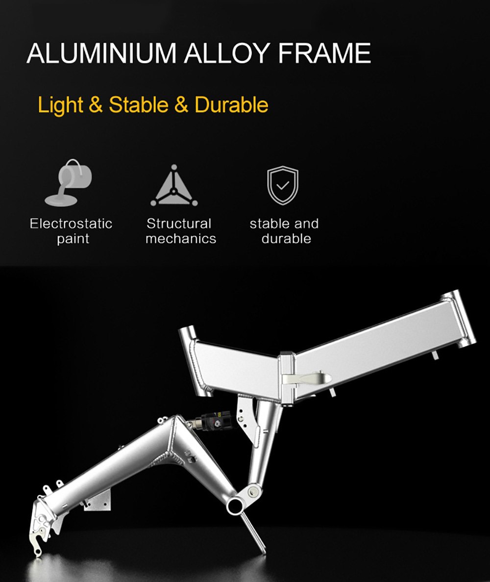 LANKELEISI X3000 Plus Folding Electric Mountain Bike Big Fork 20*4.0 Inch Fat Tires 48V 1000W Motor 17.5Ah Battery 43Km/h Max Speed Shimano 7-Speed Gear IP54 Waterproof - Black & Blue 22 LANKELEISI X3000 Plus Folding Electric Mountain Bike Big Fork 48V 1000W Motor 17.5Ah Battery - Black & Blue