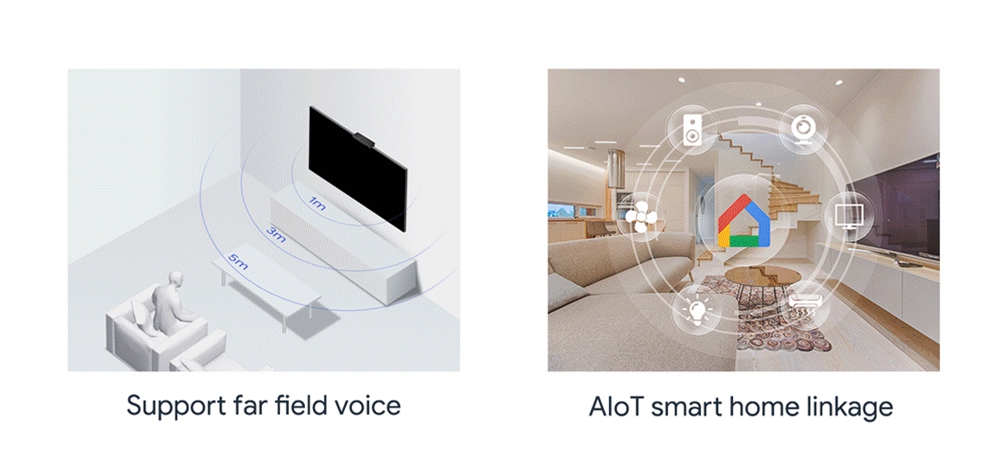 MECOOL KA2 Android TV 10.0 TV BOX with 1080P Camera Mic S905X4 2G RAM 16G ROM 2.5G+5G WIFI Bluetooth