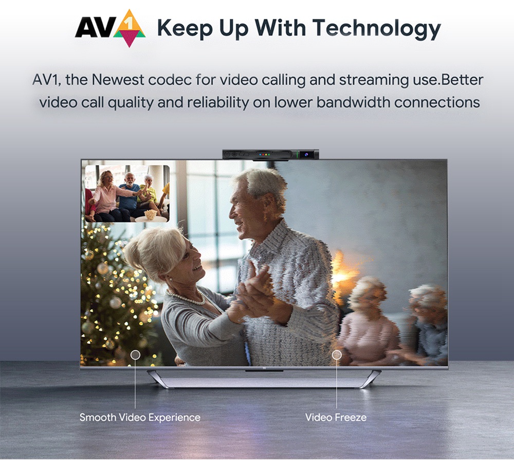 MECOOL KA2 Android TV 10.0 TV BOX with 1080P Camera Mic S905X4 2G RAM 16G ROM 2.5G+5G WIFI Bluetooth