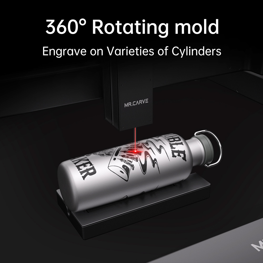 MR CARVE M3 Laser Engraver Cutter with Two Laser Heads