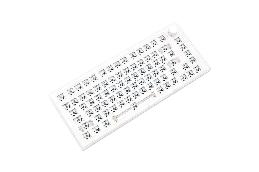 NEXT TIME 75 (X75) 82keys 75% Gasket Hot Swappable Wired Mechanical Keyboard Kit With Knob Control - Yellow