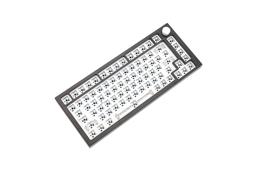 NEXT TIME 75 (X75) 82keys 75% Gasket Hot Swappable Wired Mechanical Keyboard Kit With Knob Control - Yellow