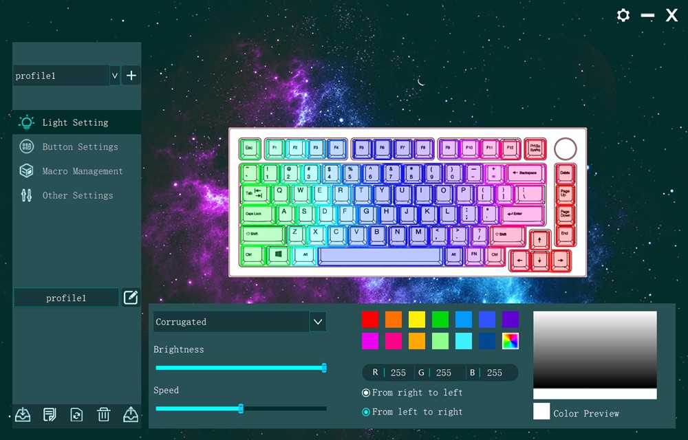 NEXT TIME 75 (X75) 82keys 75% Gasket Hot Swappable Wired Mechanical Keyboard Kit With Knob Control - Pink